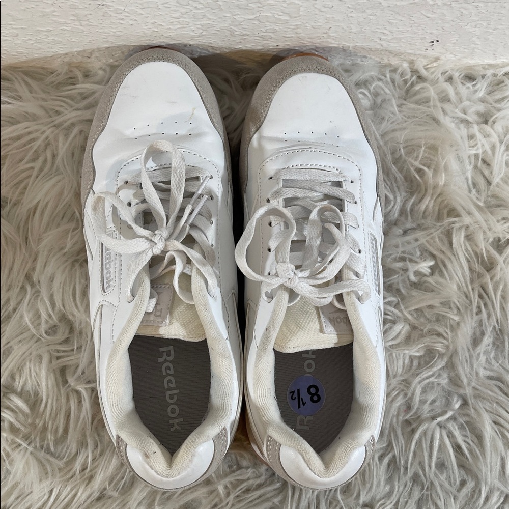 Reebok Womens Classic Harmon FFC0119598 White Casual Shoes Sneakers Size 8.5 - Picture 7 of 11